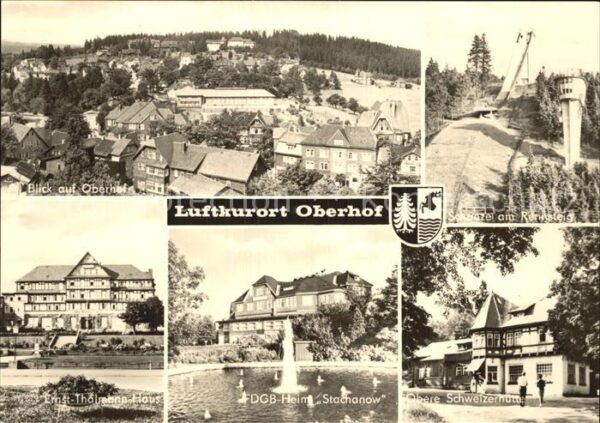 Oberhof Thueringen Schanze am Rennsteig FDGB-Heim Stachano