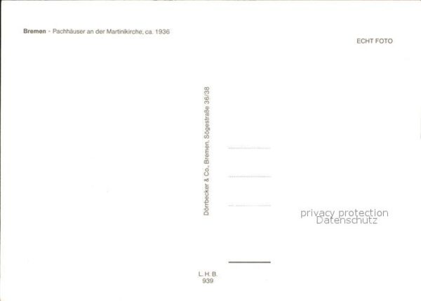 Bremen Pachhäuser an der Martinskirche – Bild 2