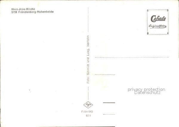 Froendenberg Ruhr Hohenheide Herz-Jesu-Kirche – Bild 2