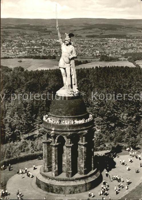 Hermannsdenkmal Fliegeraufnahme