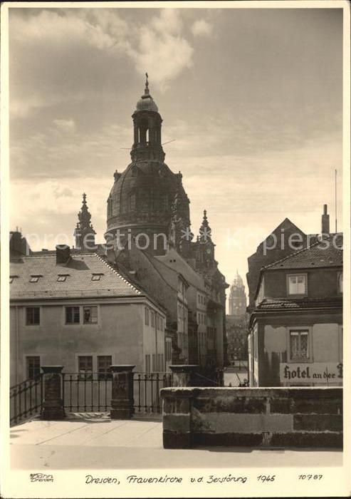 Dresden Frauenkirche vor der Zerstörung 1945