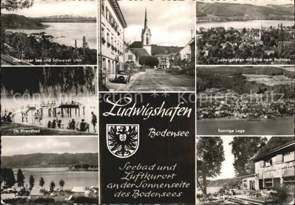 Ludwigshafen Bodensee Fliegeraufnahmen Strandbad Scchwarzer-U