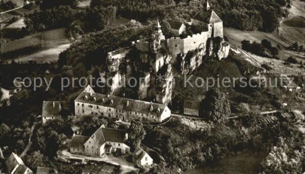 Burg Hohenstein Fliegeraufnahme