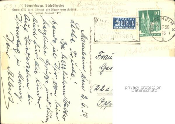 Schwetzingen Schloßtherater innen – Bild 2
