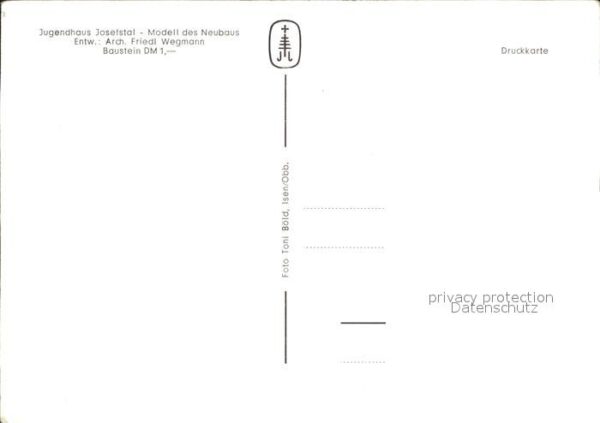 Josefstal Jugendhaus Modell des Neubaus – Bild 2