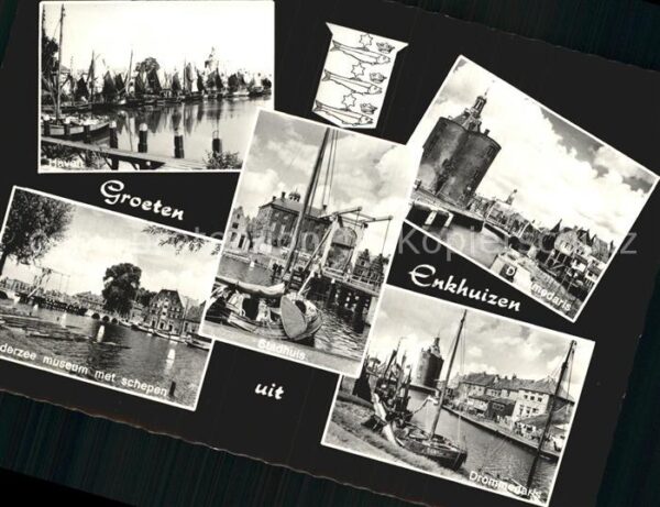 Enkhuizen mit Hafen