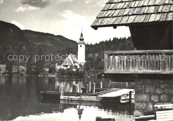 Bohinjsko jezero Partie am See