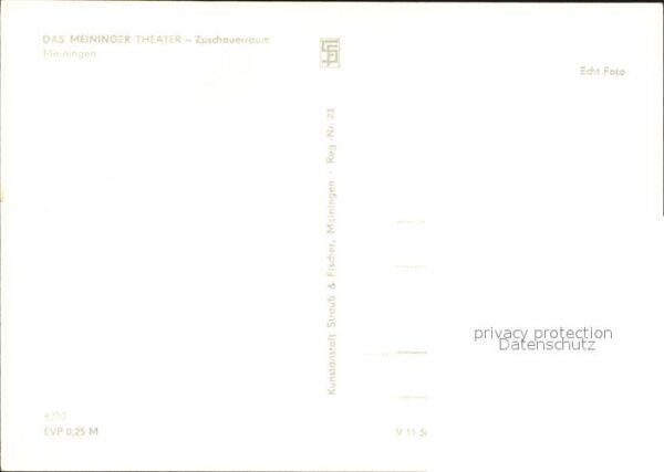Meiningen Thueringen Theater innen – Bild 2