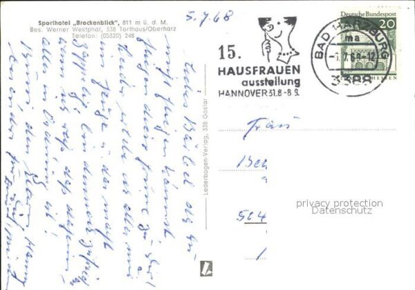 Torfhaus Harz Sendeturm Brocken Oderteich – Bild 2