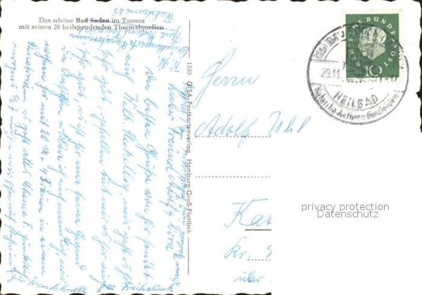 Bad Soden Taunus mit Lageplan – Bild 2