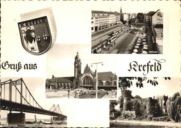 Krefeld Rheinbrücke Ostwall