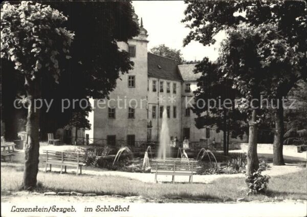 Lauenstein Erzgebirge Schlosshof