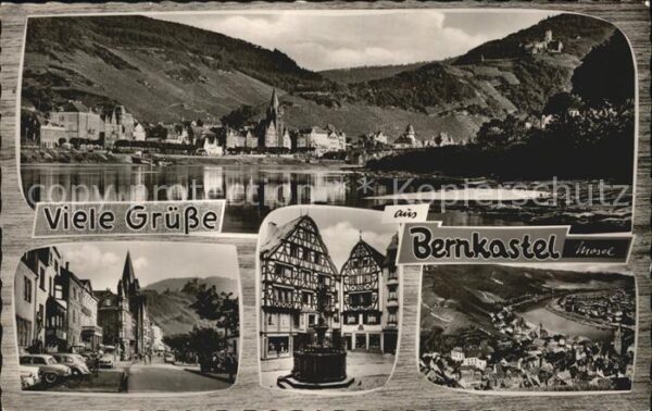 Bernkastel-Kues Mosel Stadtansichten Panorama