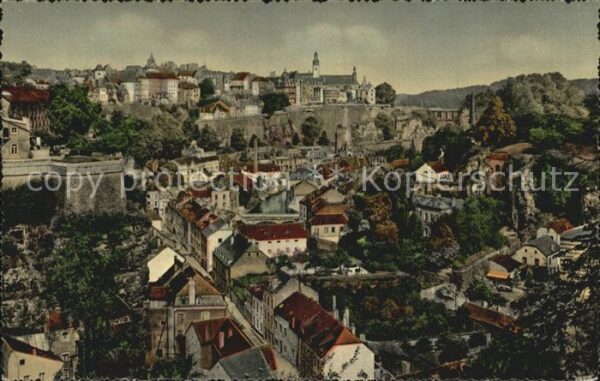 LUXEMBOURG  Luxemburg Faubourg du Grund Ville Haute