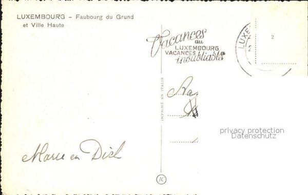 LUXEMBOURG  Luxemburg Faubourg du Grund Ville Haute – Bild 2