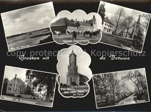 Elst Gelderland Burg Doornenburg Kirche Hemmen Schloss