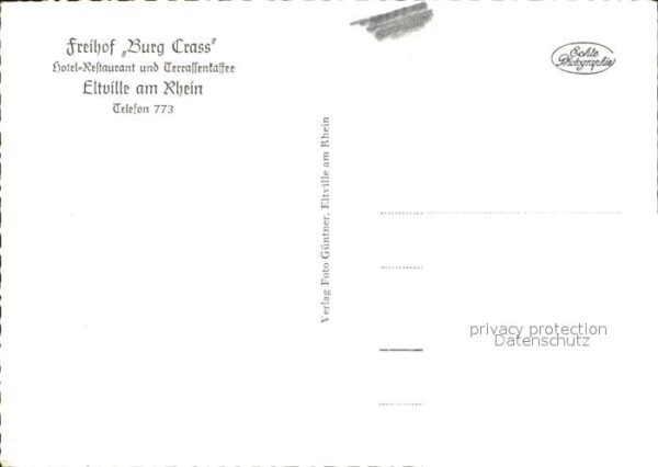 Eltville Rhein Freihof Burg Crass Hotel Restaurant – Bild 2