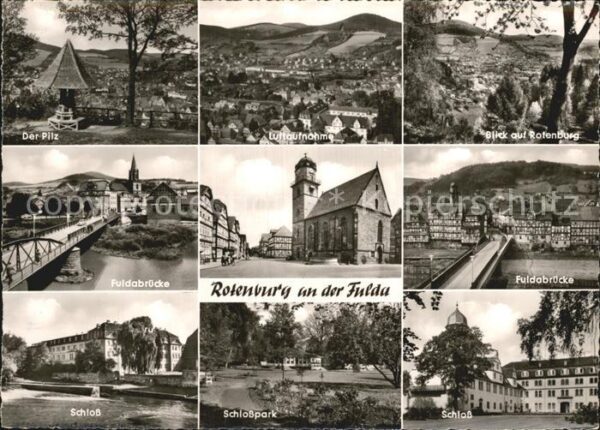 Rotenburg Fulda Pilz Fuldabrücke Schloss Schlosspark Bl