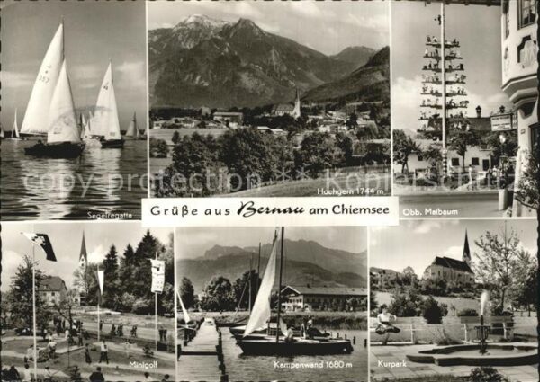 Bernau Chiemsee Segeregatta Maibaum Hochgern Minigolf K