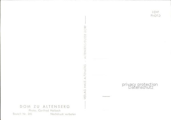 Altenberg Rheinland Dom – Bild 2