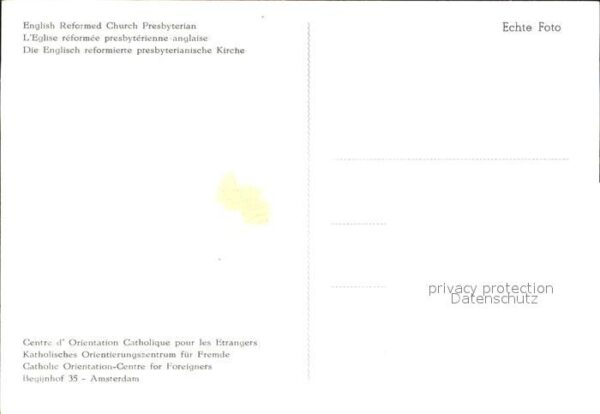 Amsterdam Niederlande Presbyterianische Kirche – Bild 2
