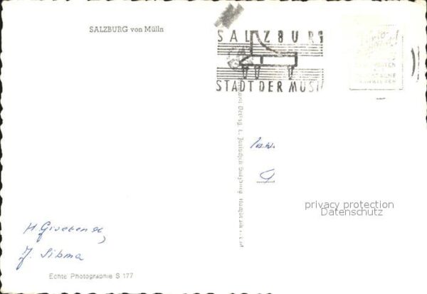 Salzburg Oesterreich Blick von Mülln – Bild 2