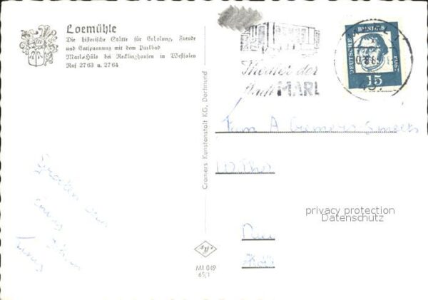 Huels Marl Loemühle Schwimmbad Mühlengraben – Bild 2