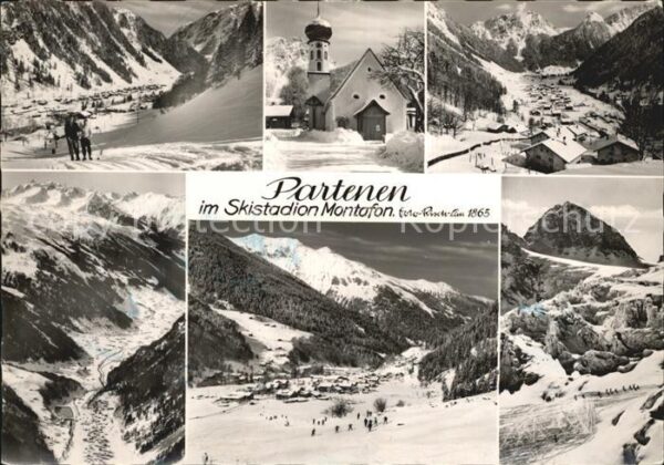 Partenen Vorarlberg Skistadion Montafon Kirche