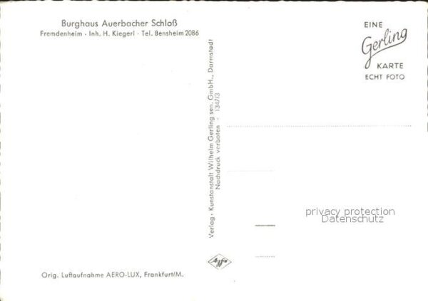 Bensheim Bergstrasse Burghaus Auerbacher Schloss – Bild 2