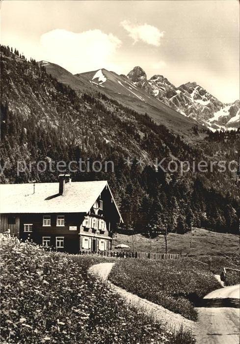 Oberstdorf Birgsautal Cafe Pension Anatstein