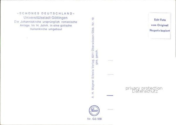 Goettingen Niedersachsen Universitätsstadt Johanniskirche – Bild 2