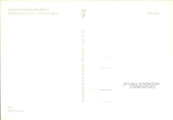 Friedrichroda FDGB Erholungsheim Hermann Danz – Bild 2