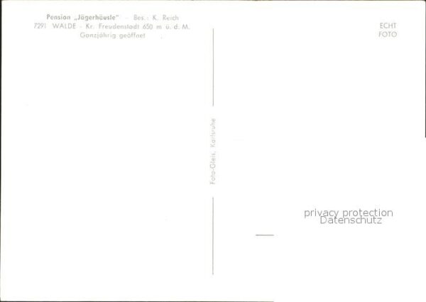 Freudenstadt Walde Pension Jägerhäusle – Bild 2