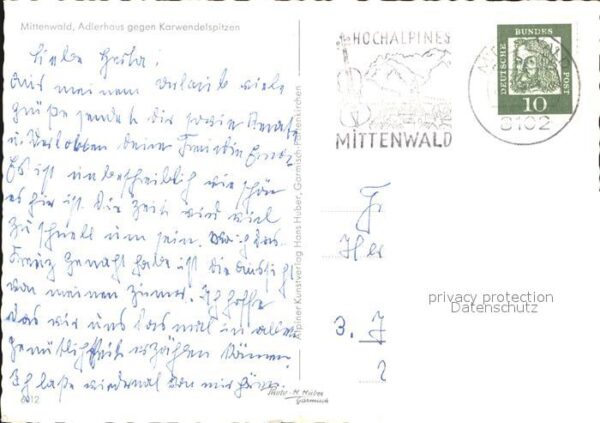 Mittenwald Bayern Adlerhaus Karwendelgebirge – Bild 2