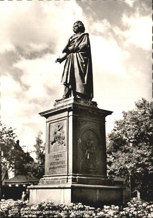 Bonn Rhein Beethoven Denkmal Münsterplatz