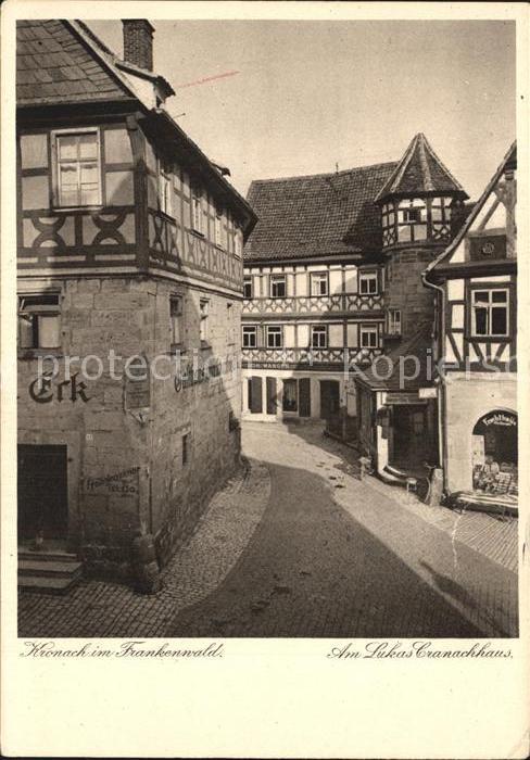 Kronach Oberfranken Am Lukas Cranachhaus