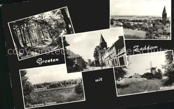 Zeddam Montferland Panorama Windmühle