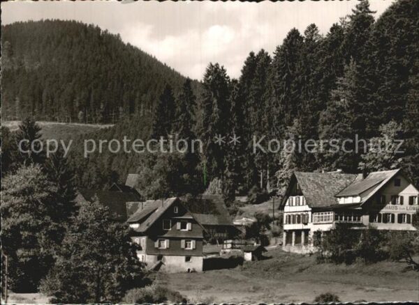 Forbach Baden Hundsbach Gastaus Pension zum Löwen