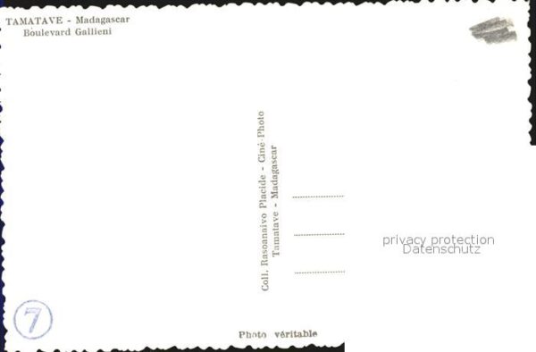 Tamatave Madagascar Bouevard Gallieni – Bild 2