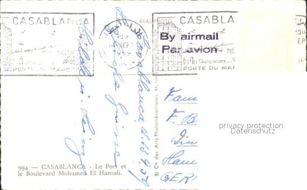 Casablanca Hafen Boulevard Mohamed El Hansali – Bild 2