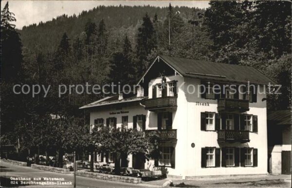 Berchtesgaden Ilsank Gasthaus Zum Watzmann