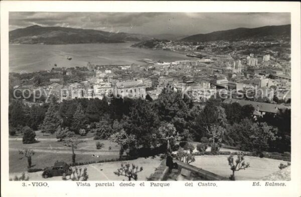 Vigo Galicia Espana Parque Luftaufnahme