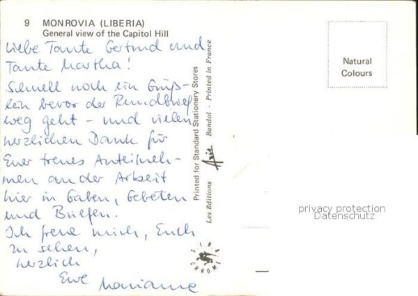 Monrovia Liberia Capitol Hill Luftbild – Bild 2