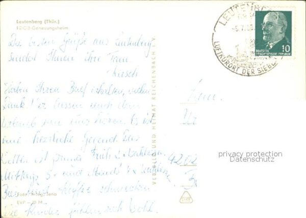 Leutenberg Thueringen FDGB Genesungsheim – Bild 2