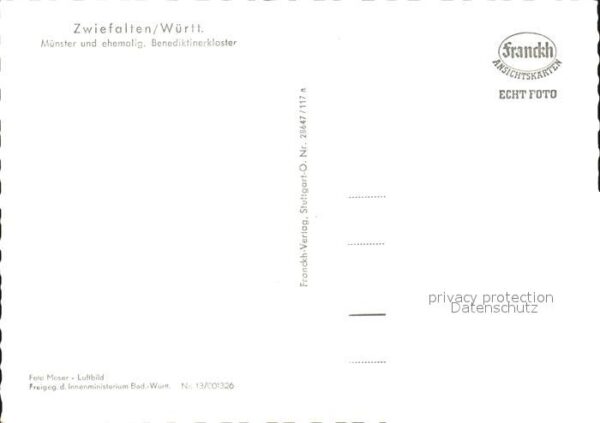 Zwiefalten Wuerttemberg Münster Benediktinerkloster – Bild 2