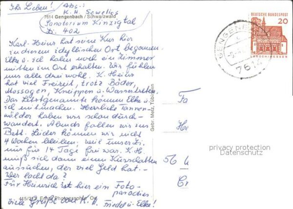 Gengenbach Schwarzwald Ortsansicht – Bild 2