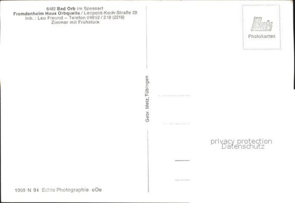 Bad Orb Fremdenheim Haus Orbquelle – Bild 2