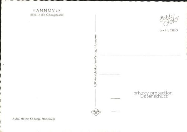 Hannover Blick in die Georgstraße – Bild 2