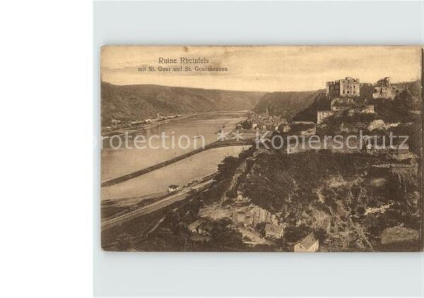 St Goar Ruine Rheinfels St Goarshausen