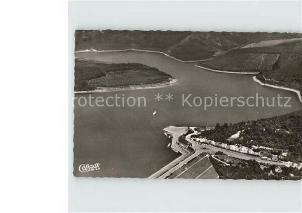 Heimbach Eifel Fliegeraufnahme Ruhrtalsperre Schwammen